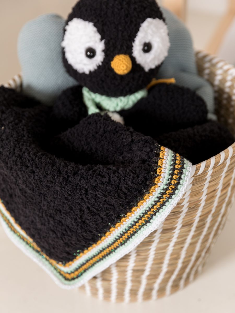 Knuffeldeken Pedro de pinguïn