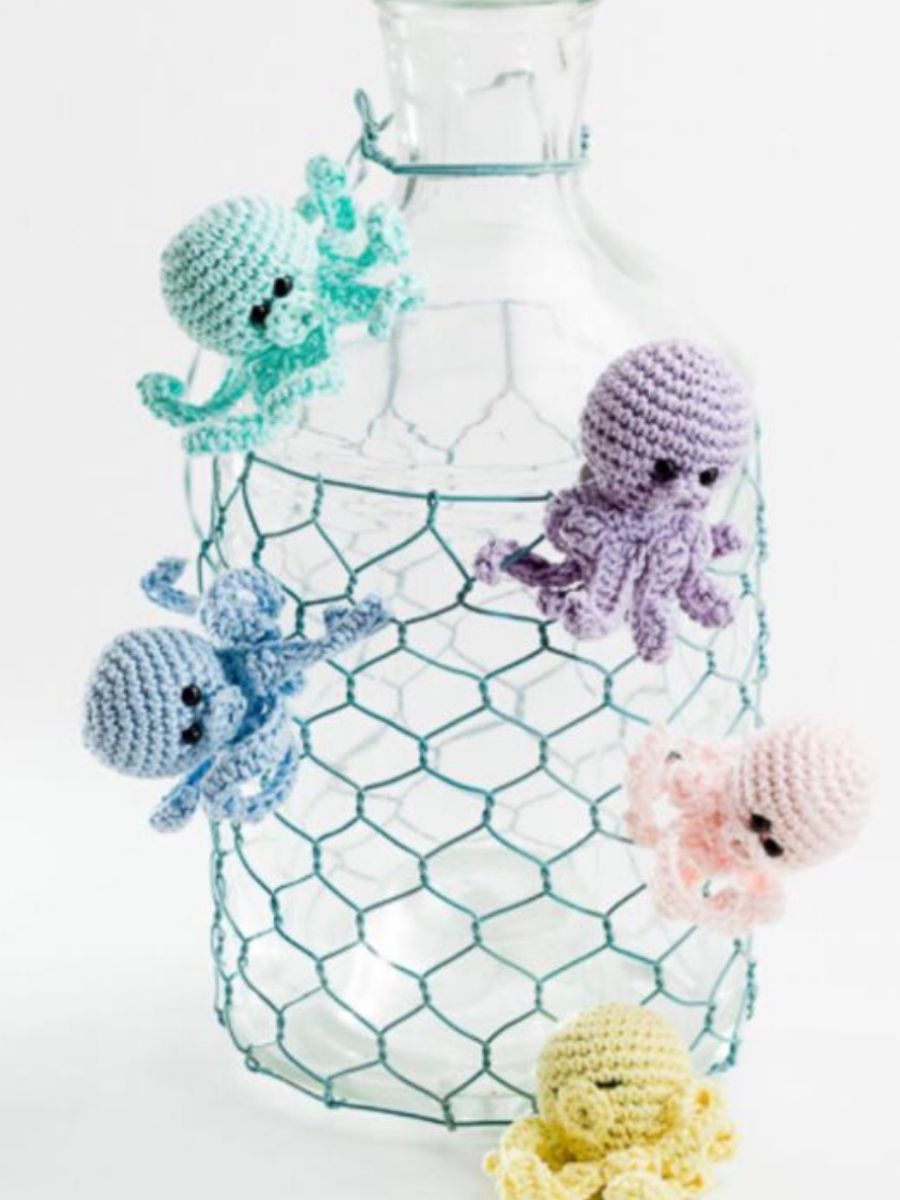 Patroon mini octopusjes
