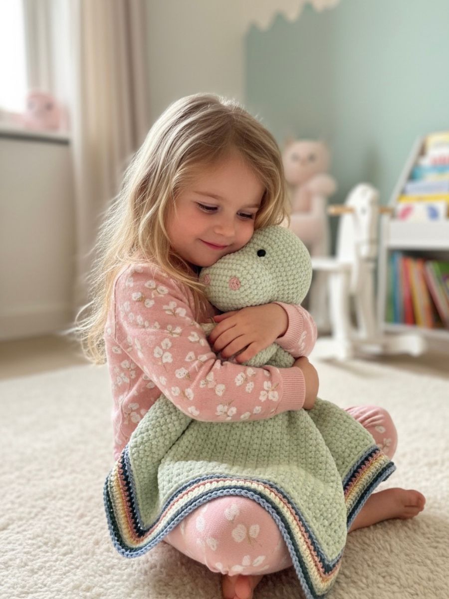 Little Darling knuffeldekentje Dino